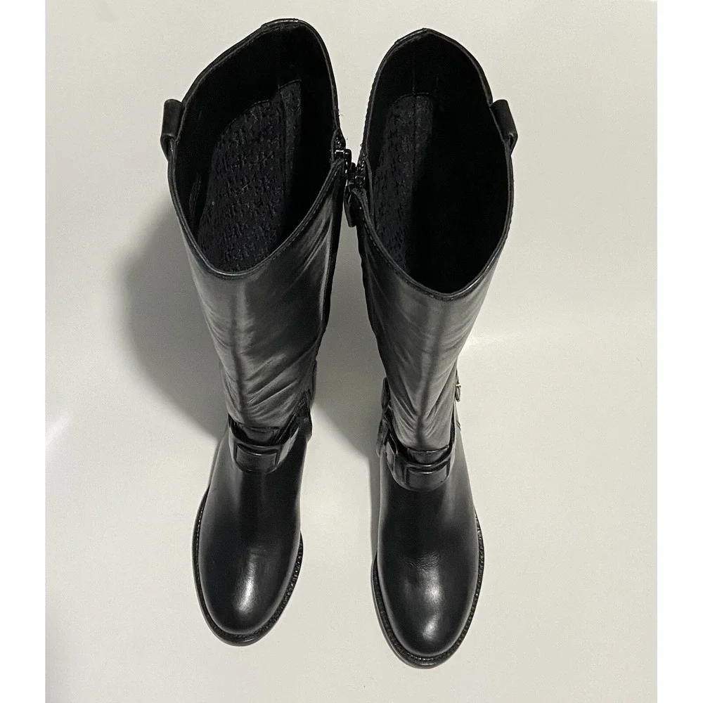 Tory Burch Womens Colton Leather Riding Tall Knee-High Boots Shoes Size 5